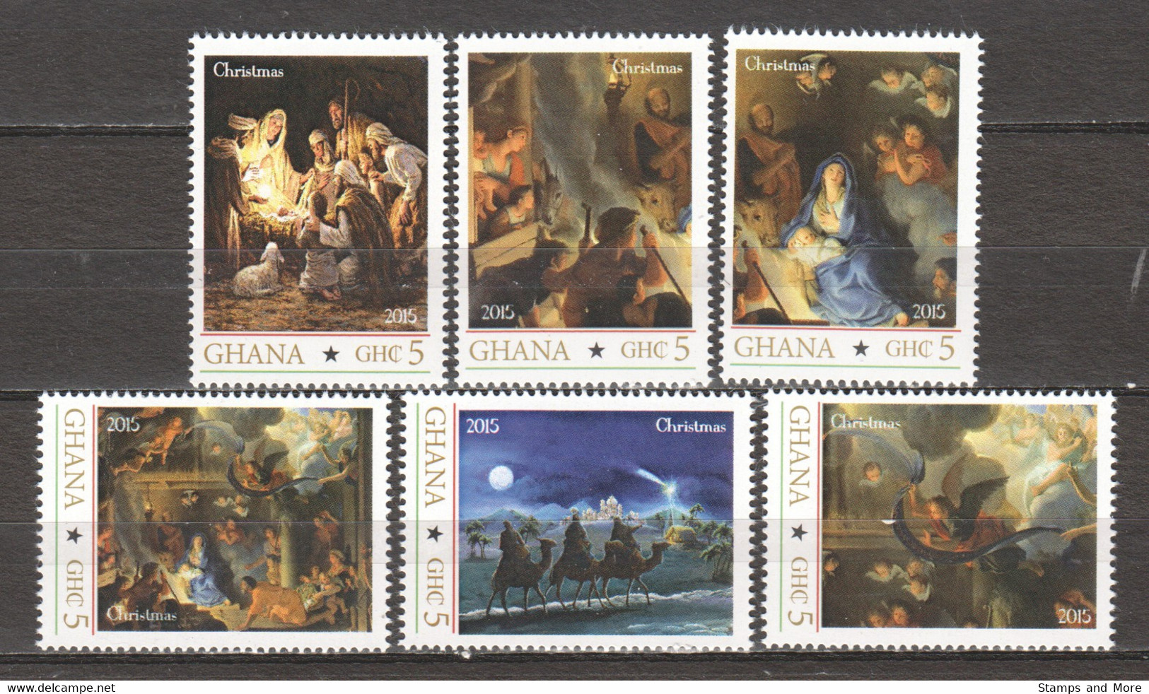 Ghana 2015 - MNH Set CHRISTMAS - Christmas