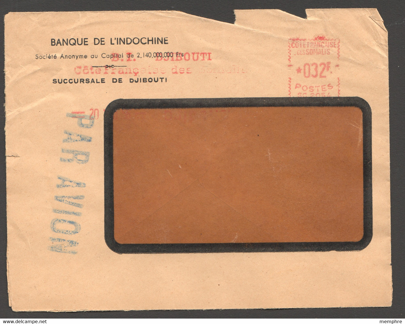 1956  Lettre Avion Pour Les Pays Bas Affranchissement Mécanique 32 Fr - Storia Postale