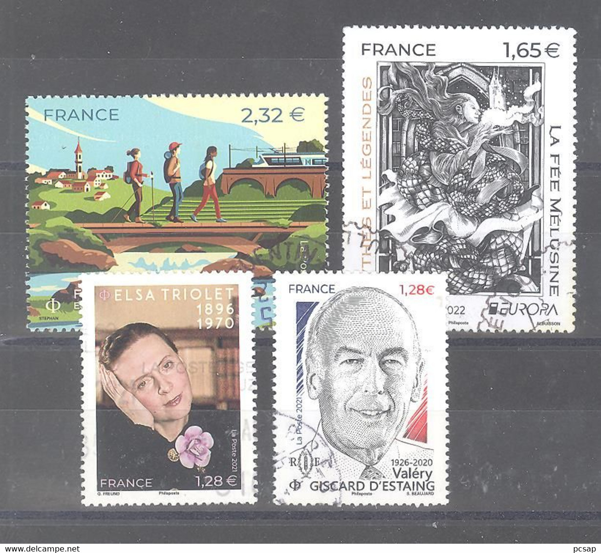 France Oblitérés : Fête Du Timbre Escapade Verte - La Fée Mélusine - N°5494 & 5543 ( Cachet Rond) - Used Stamps