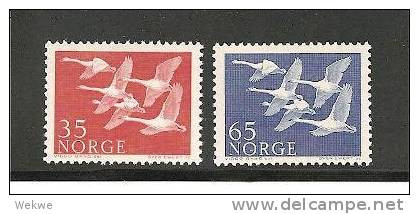 Nor Mi.Nr.406-07/ NORWEGEN - Nord-Schwäne EUROPA 1956 ** - Unused Stamps