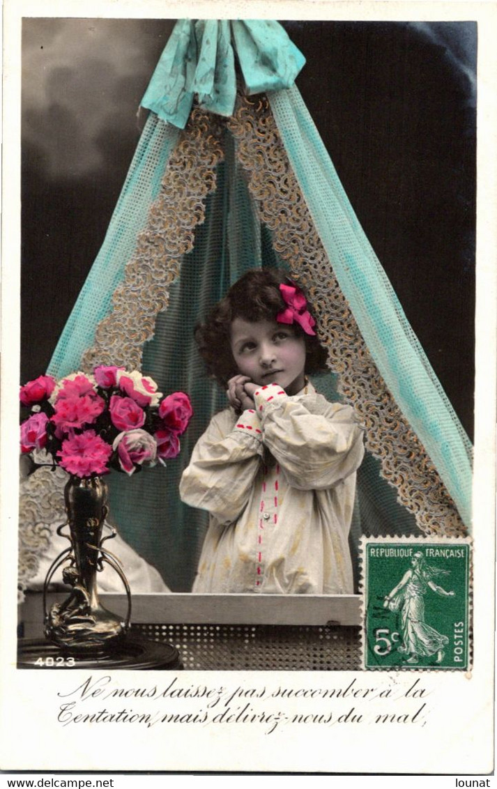 Fantaisie - Enfant - Religieux Prière Ne Nous Laissez Pas Succomber - Edition ELD N°4023 - Collections, Lots & Séries
