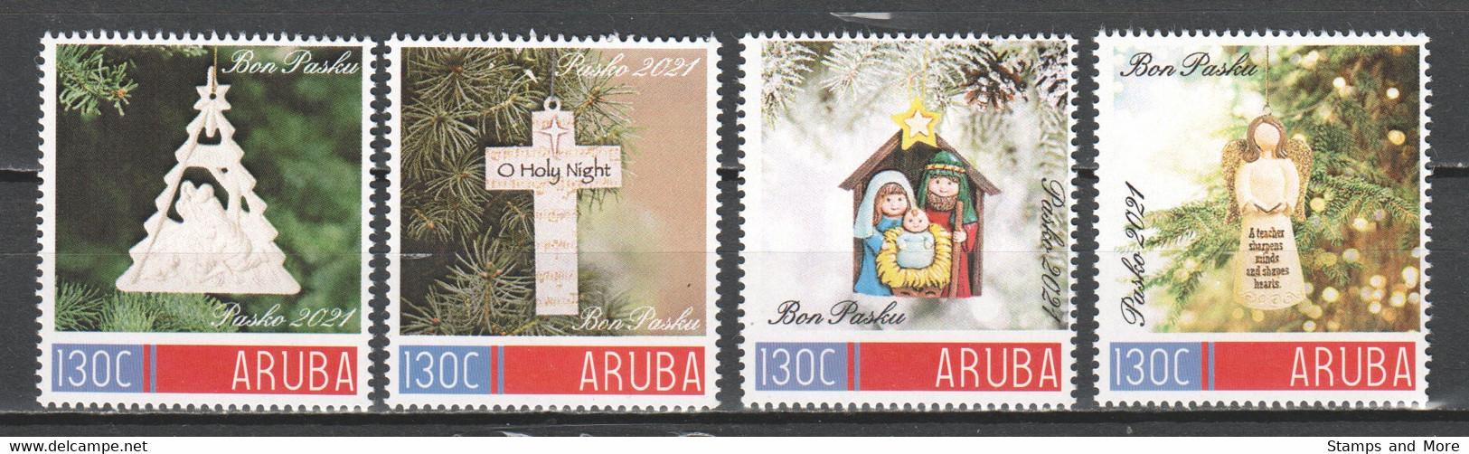 Aruba 2021 - MNH Set (2) - CHRISTMAS - Christmas