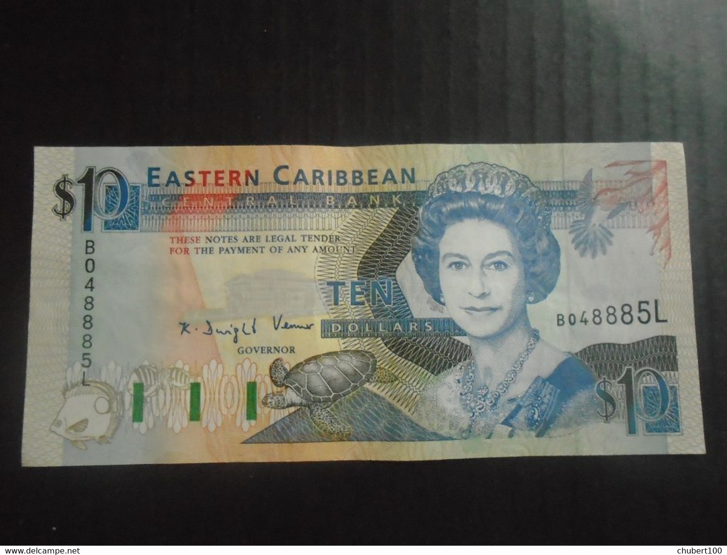 EAST CARIBBEAN  ,   P 27l, 10 Dollars , ND 1993, UNC - Caraïbes Orientales