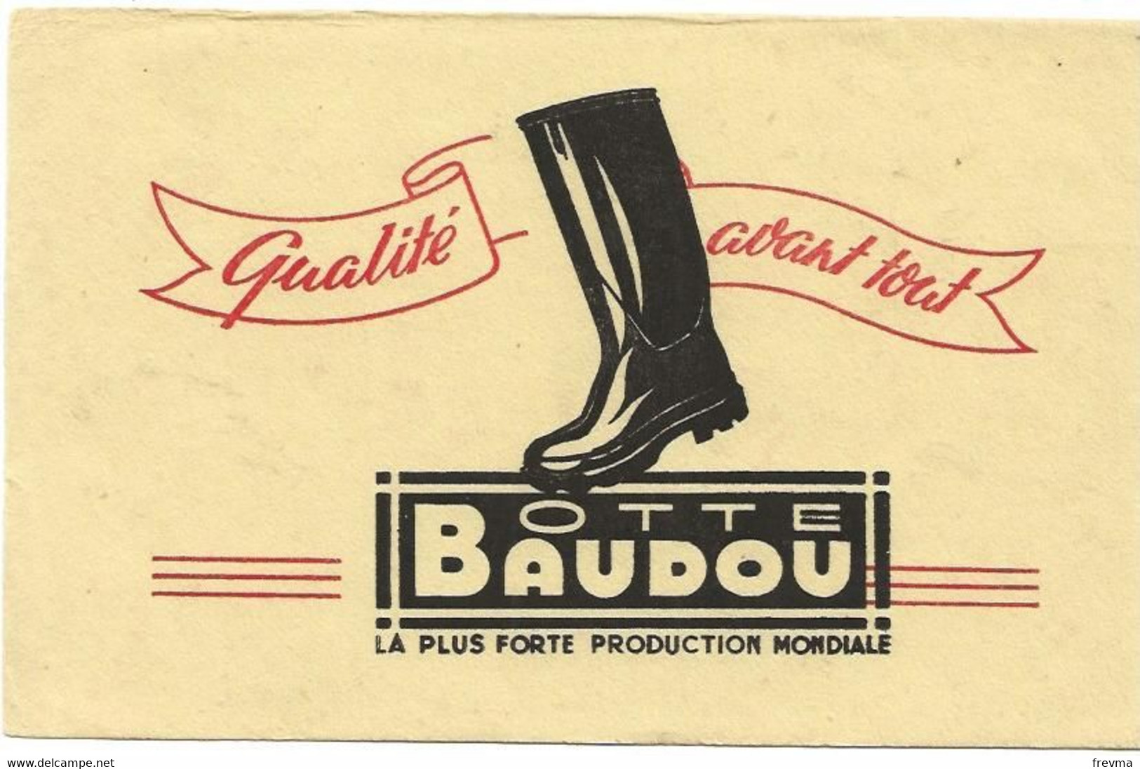 Buvard Baudout Botte - Produits Laitiers