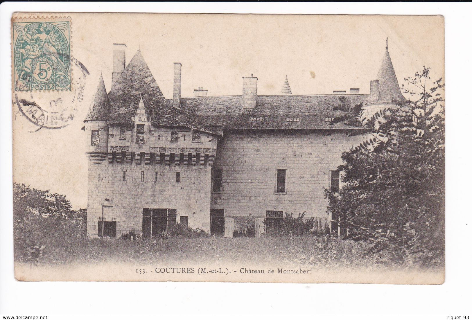 153 - COUTURES - Château De Montsabert - Altri & Non Classificati
