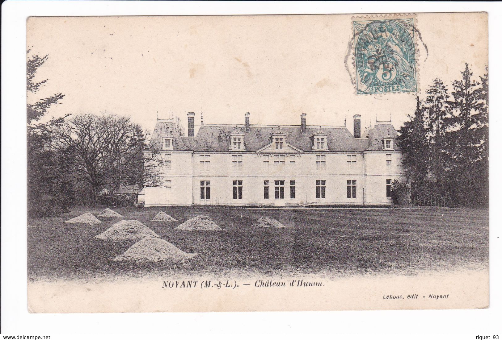 NOYANT - Château D'Hunon - Autres & Non Classés