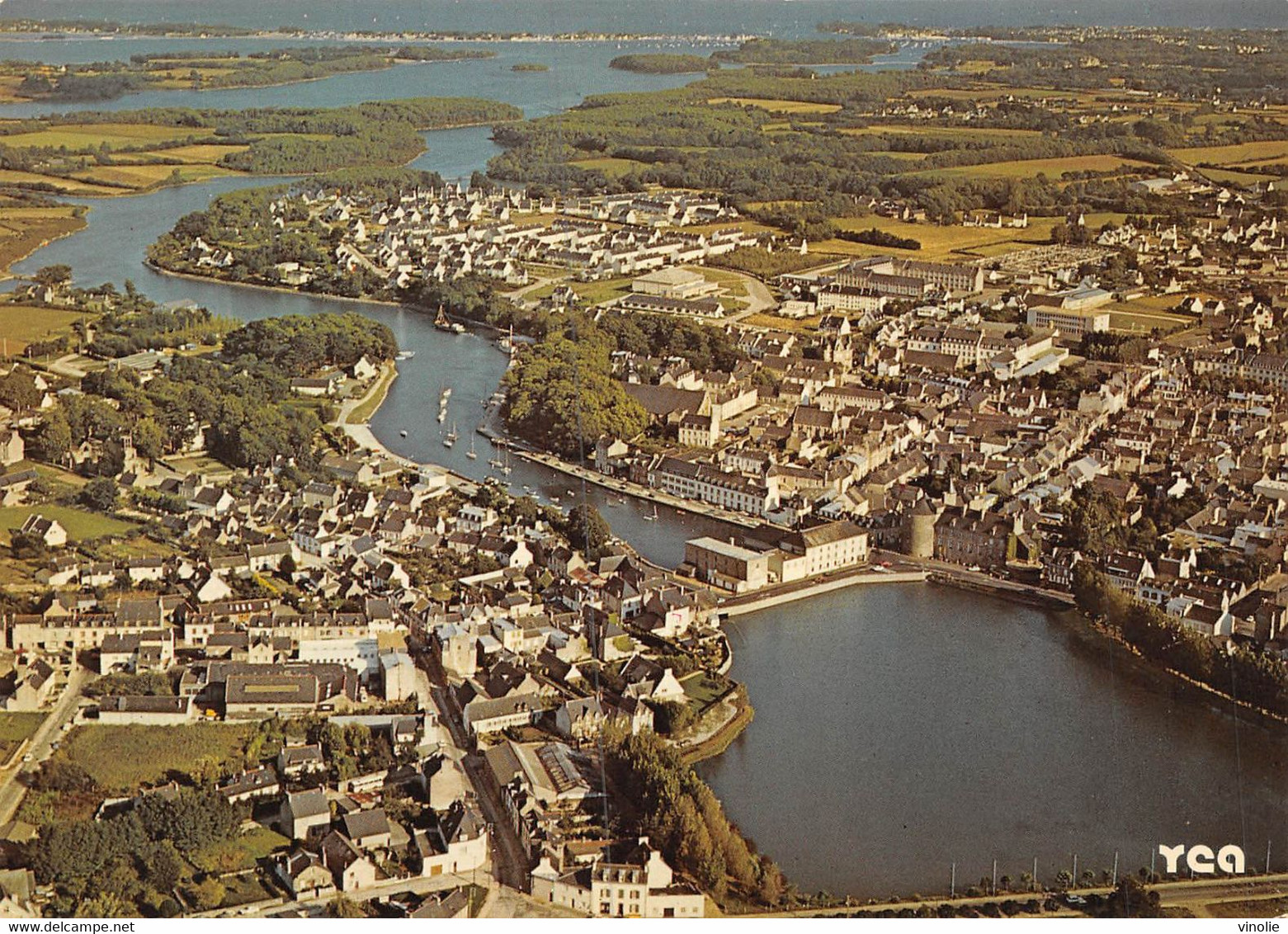 MO-22-155 : PONT-L'ABBE. VUE AERIENNE. - Pont L'Abbe