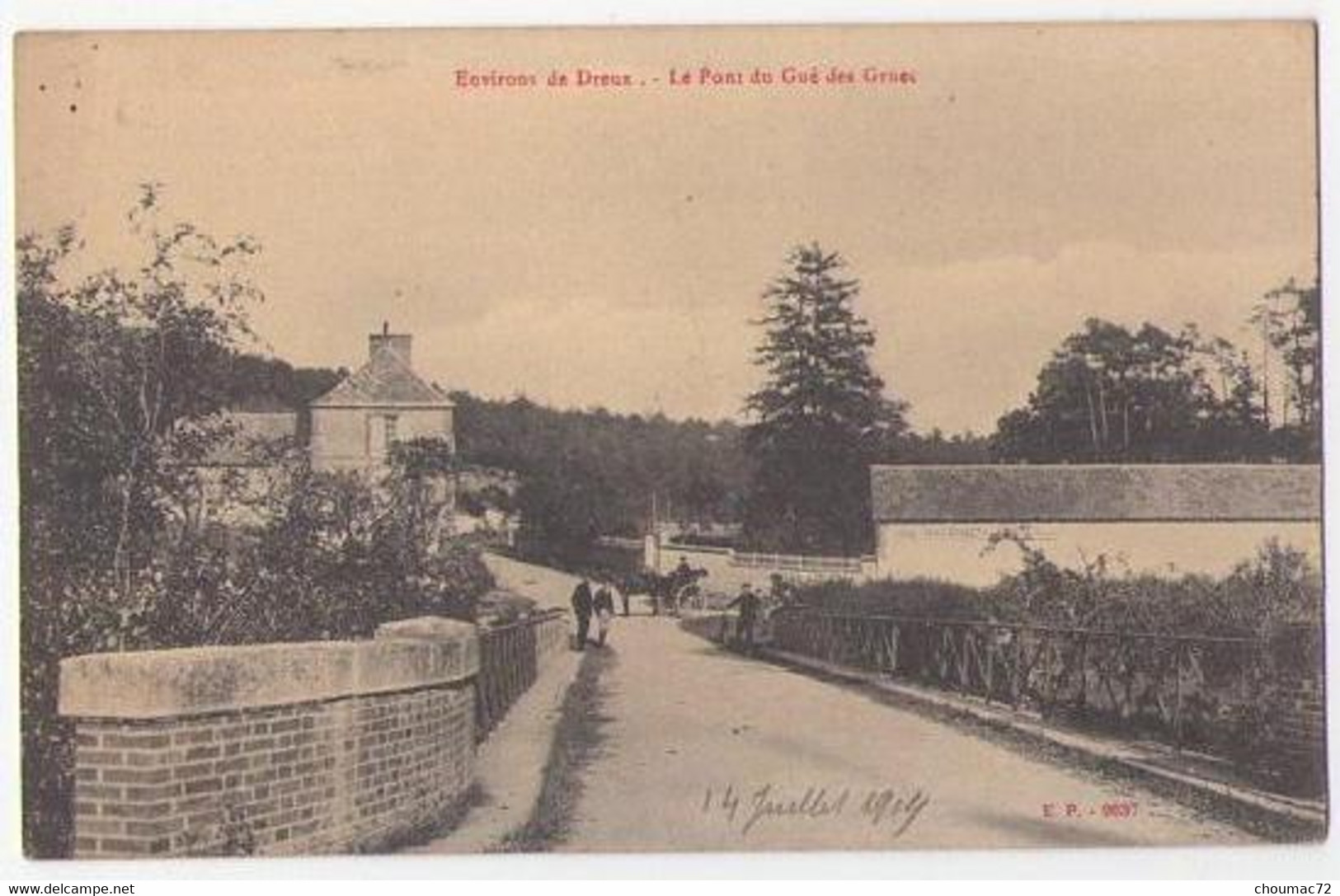 (27) 092, St Saint Georges Motel, EP 2637, Le Pont Du Gué Des Grues, Non Voyagée, TB - Saint-Georges-Motel
