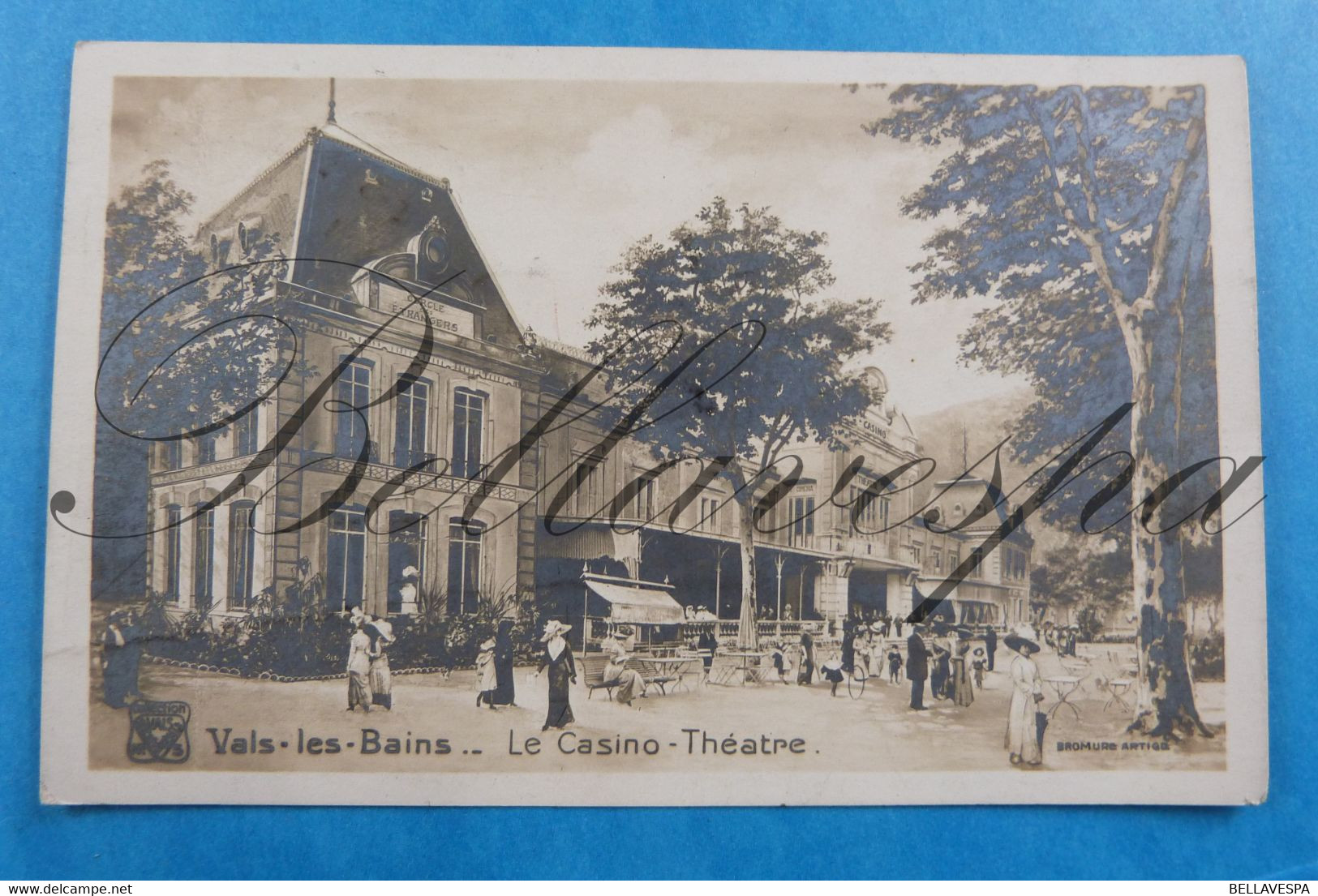 Vals-les-Bains. Le Casino-Théatre.  Edit Bromure Artige.Photo Montage. 1913 - Vals Les Bains