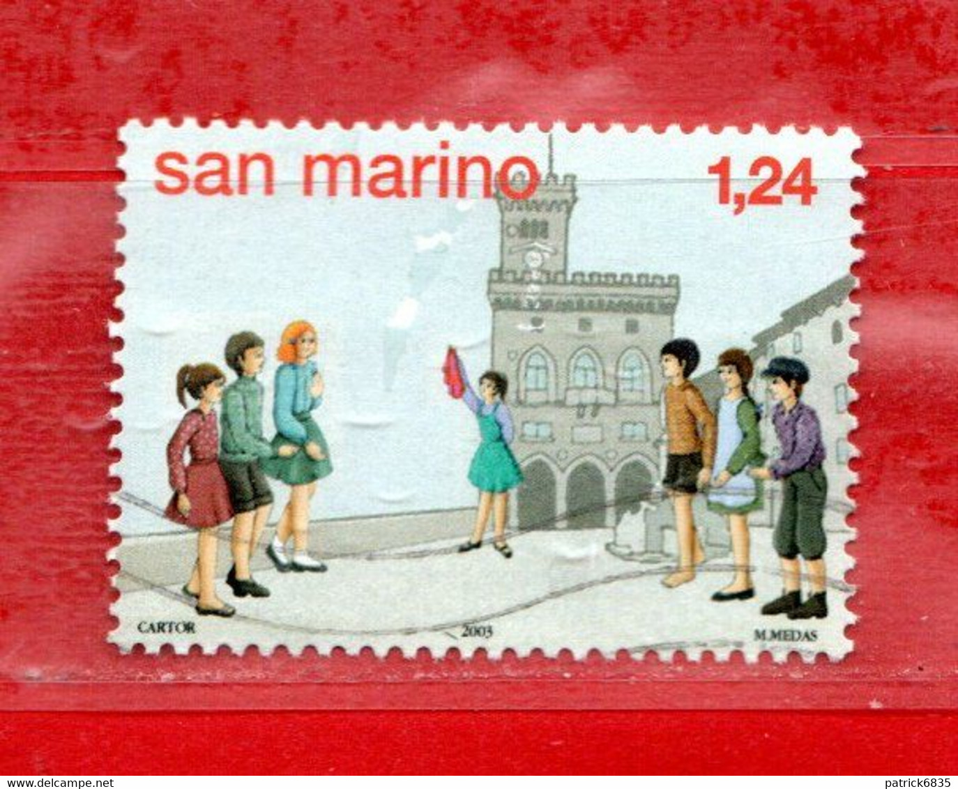 San Marino ° 2003 - AMARCORD - Antichi Giochi Giovanili. Unif. 1952. Usato - Oblitérés