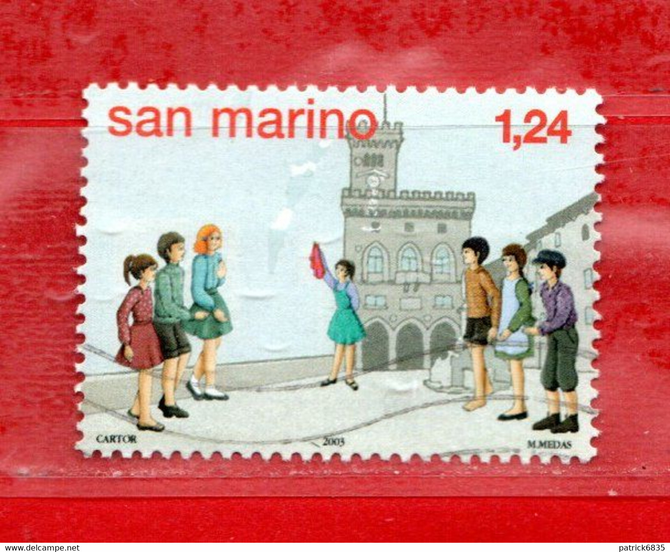 San Marino ° 2003 - AMARCORD - Antichi Giochi Giovanili. Unif. 1952. Usato - Usados