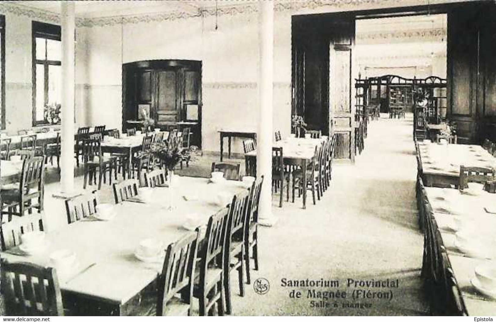 ►  Fléron. Sanatorium Provincial De Magnée (Fléron)  - La Salle à Manger - Fléron