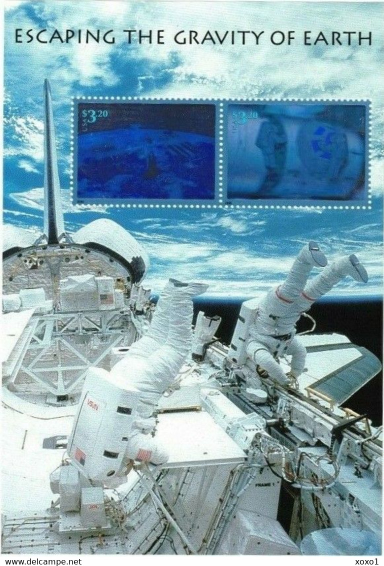 USA 2000 MiNr. 3359 - 3360(Block 54) Space, International Space Station , Astronauts S\sh MNH** 18,00 € - Etats-Unis