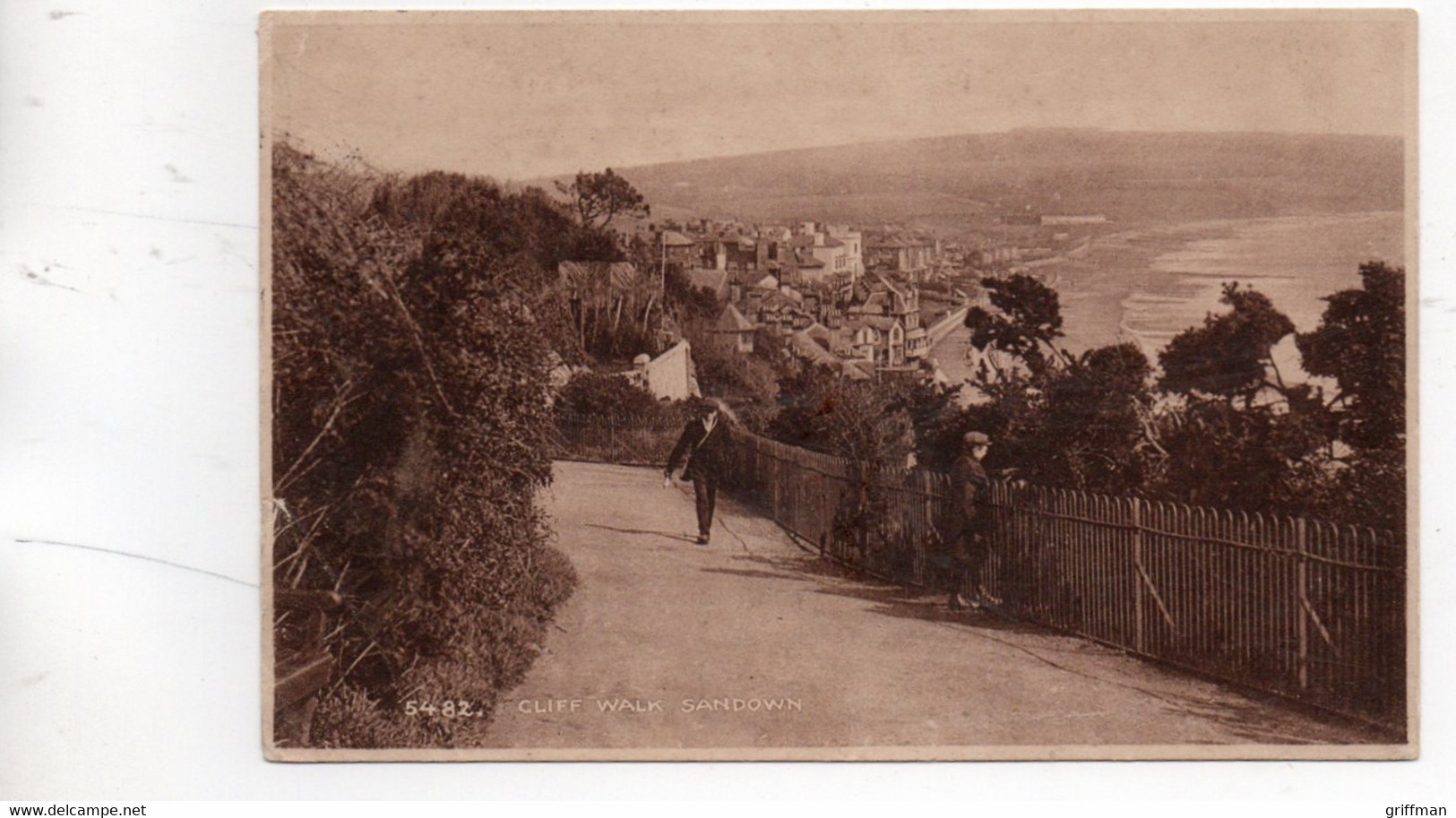 CLIFF WALK SANDOWN 1923 - Sandown