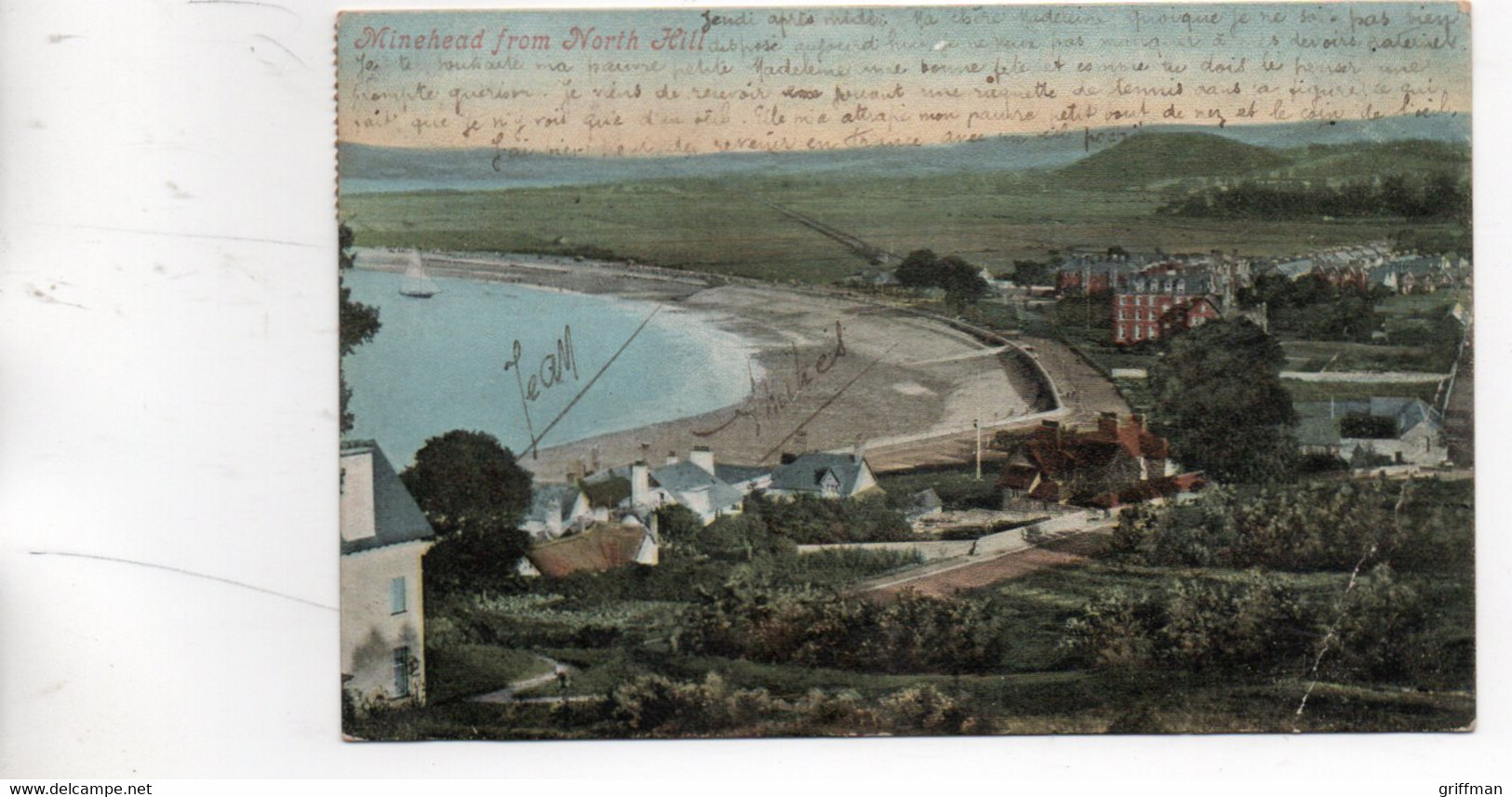 MINEHEAD FROM NORTH HILL 1903 - Minehead