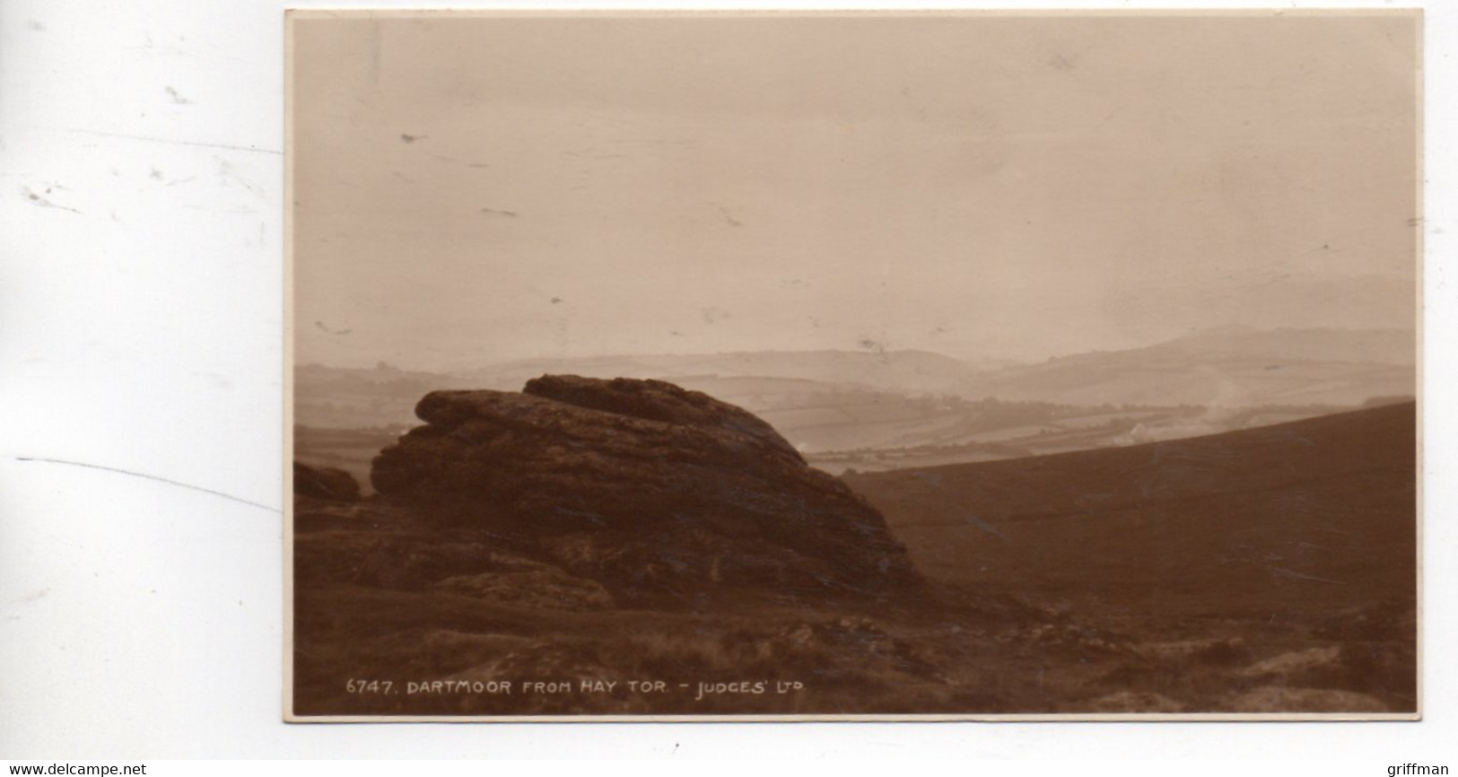 DARMOOR FROM HAY TOR  TBE - Plymouth