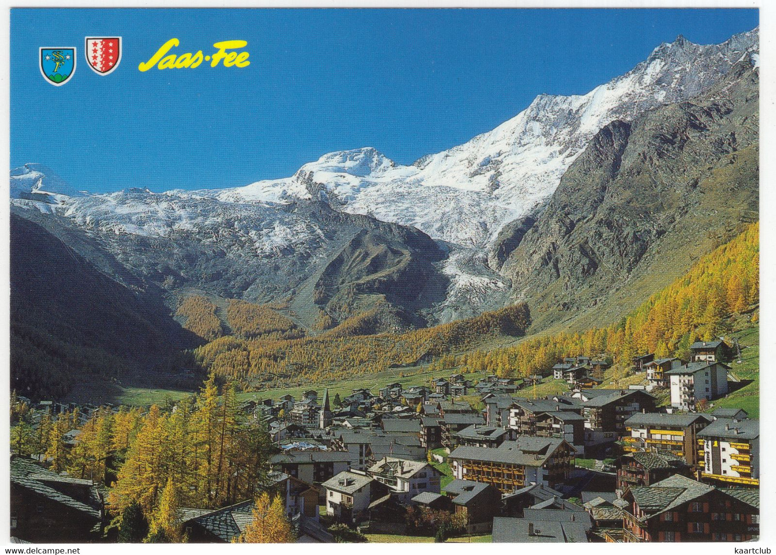 Saas Fee 1800 M, Wallis - Allalinhorn, Alphubel, Täschhorn, Dom - (Suisse/Schweiz/CH) - Täsch