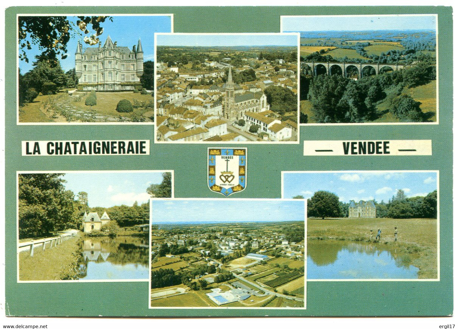 85120 LA CHATAIGNERAIE - 6 Vues De La Ville - La Chataigneraie