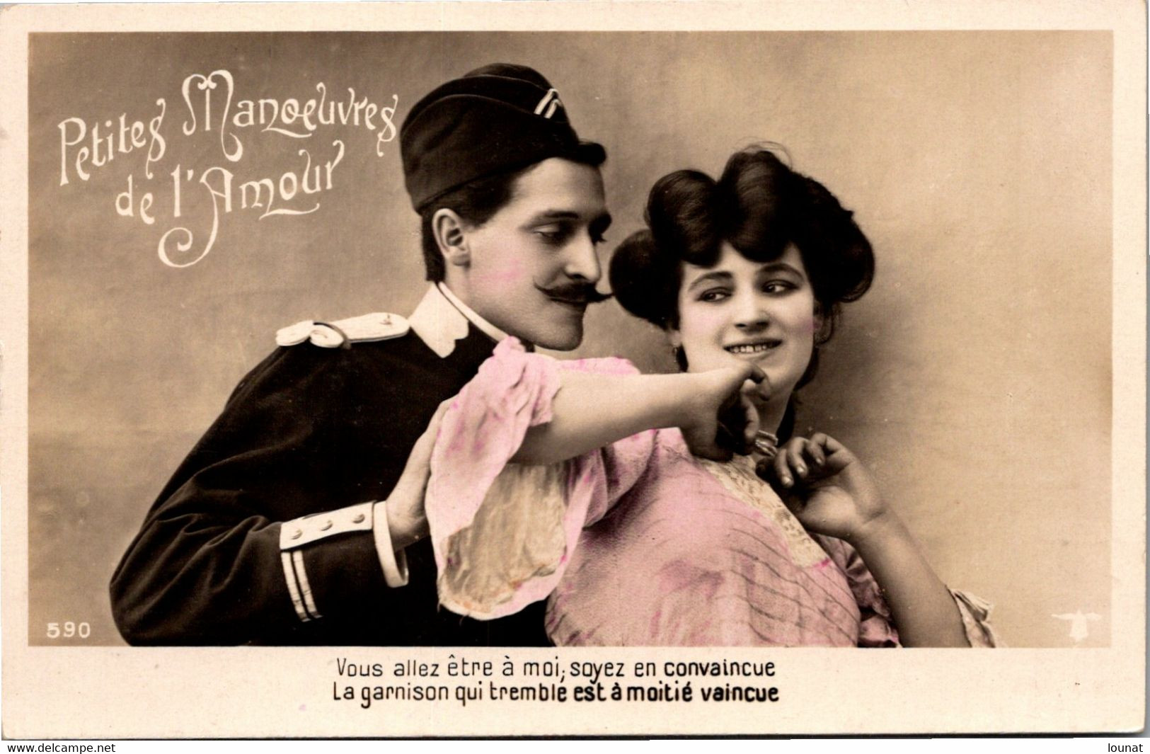 Fantaisie -  Couple Petites Manoeuvres De L'amour Edition Cloche N°590 - Coppie