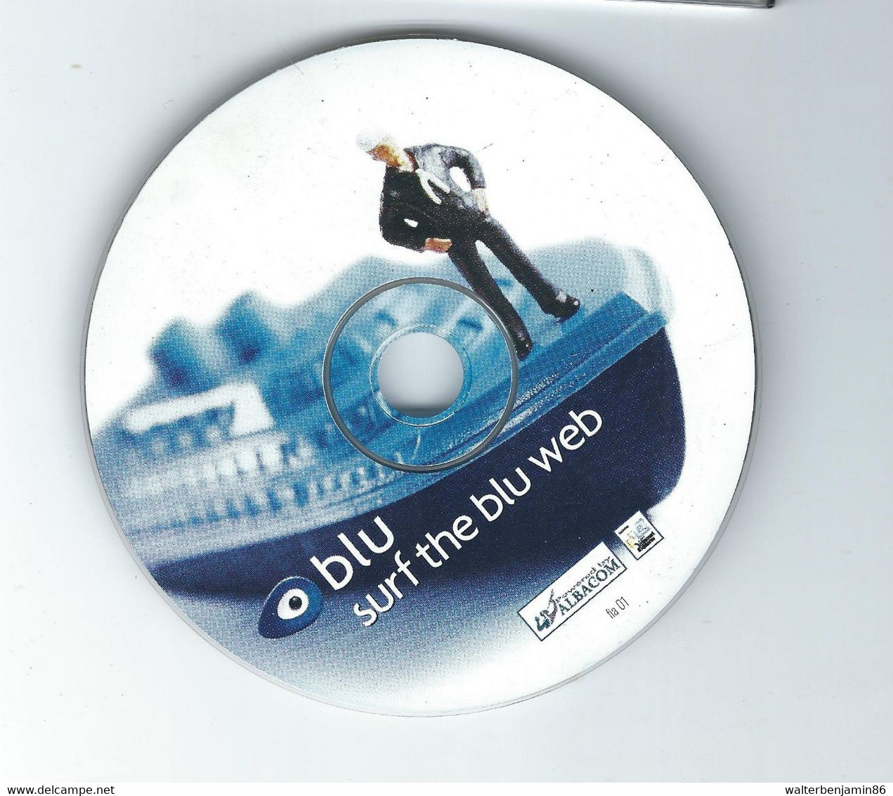 GADGET ALBACOM PER COMPAGNIA TELEFONICA BLU CD ROM SURF THE BLU WEB - Usos Especiales