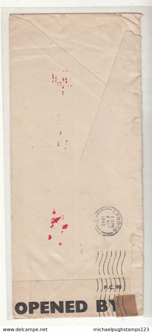 G.B. / Dutch East Indies / Suspended Service / Censorship - Unclassified