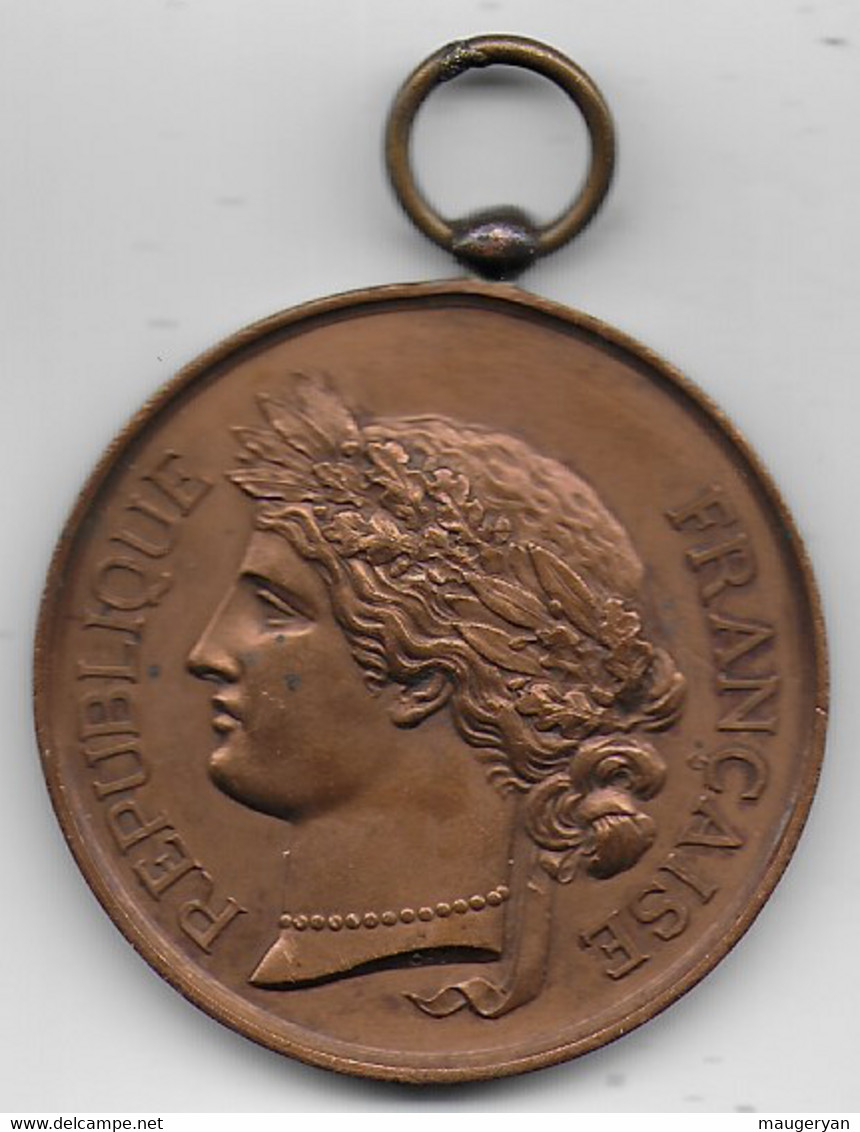 Société Nationale De Tir Des Communes De France - Grande Médaille En Bronze - Professionnels / De Société