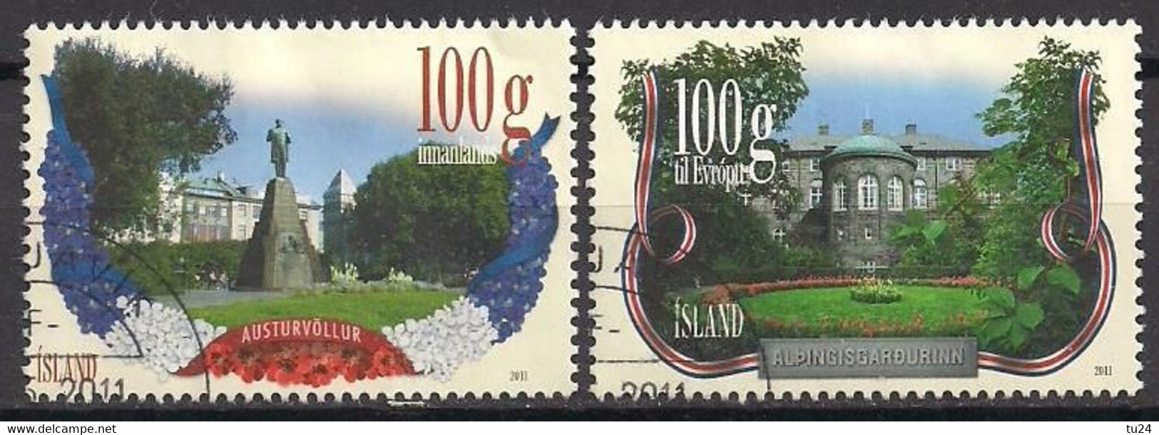 Island  (2011)  Mi.Nr.  1320 + 1321  Gest. / Used  (5cn06) - Gebraucht