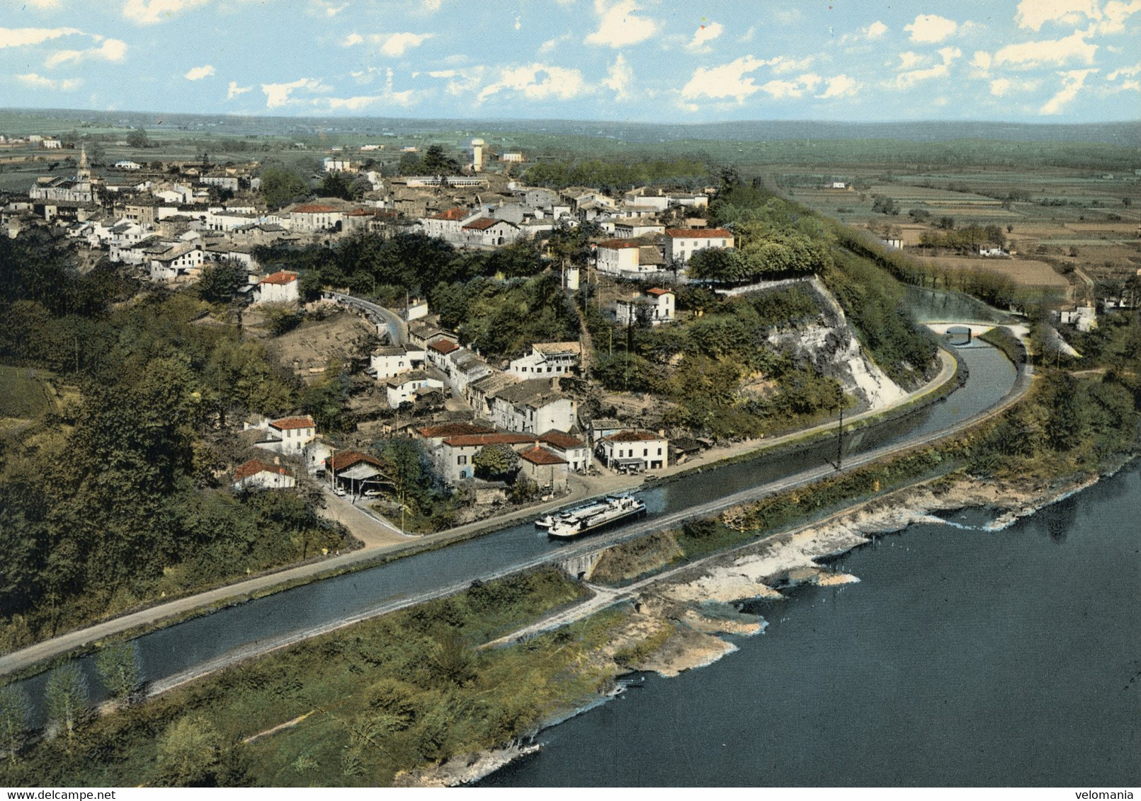 12969 Cpm 47 Meilhan Sur Garonne - Vue Aérienne - Meilhan Sur Garonne