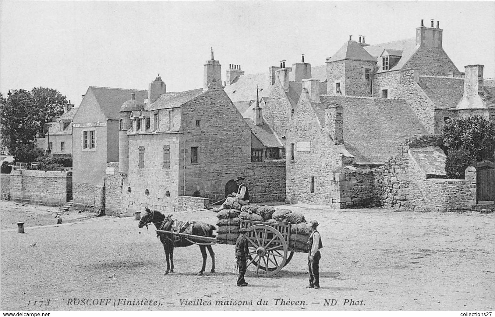 29-TOSCOFF- VIEILLES MAISONS DU THEVEN - Roscoff