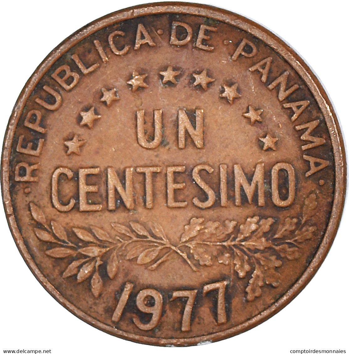 Monnaie, Panama, Centesimo, 1977 - Panama