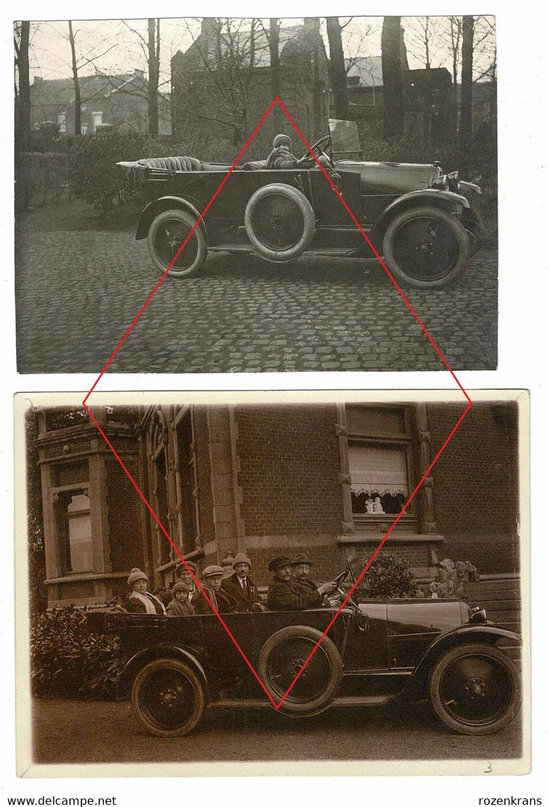 Old Photo Ancienne Oldtimer Car Belle Automobile Inconnu A Identifier Unknown Te Identificeren Merk Oude Foto Auto - Coches