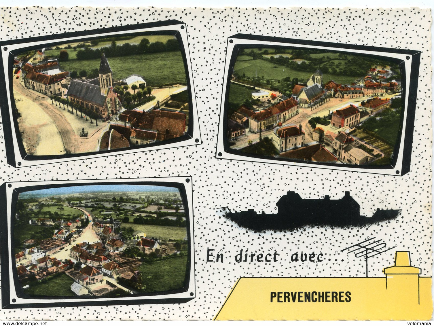 13006 Cpsm Pervenchères - Multivues - Pervencheres