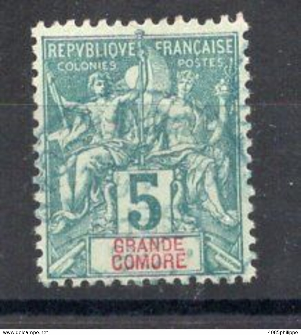 GRANDE COMORE Timbre Poste N° 4 Oblitéré Cote : 4€00 - Gebruikt