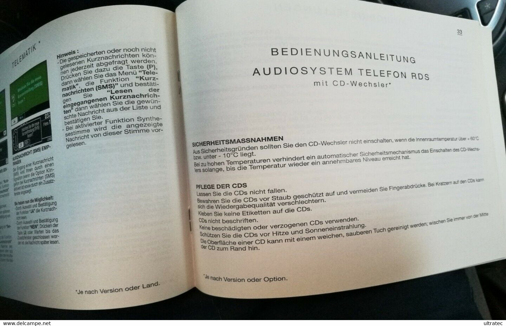 Citroen C5 Navigation Bordcomputer Autoradio Anleitung 64 S. Original Baureihe I - Shop-Manuals