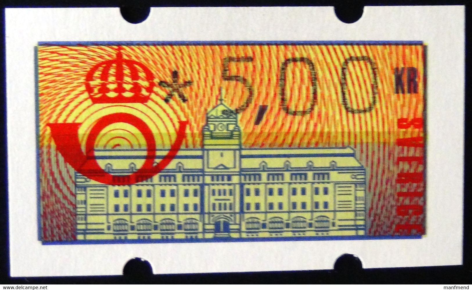 Sweden - 1992 - Mi:SE AT2, Yt:SE D2**MNH - Look Scan - Machine Labels [ATM]