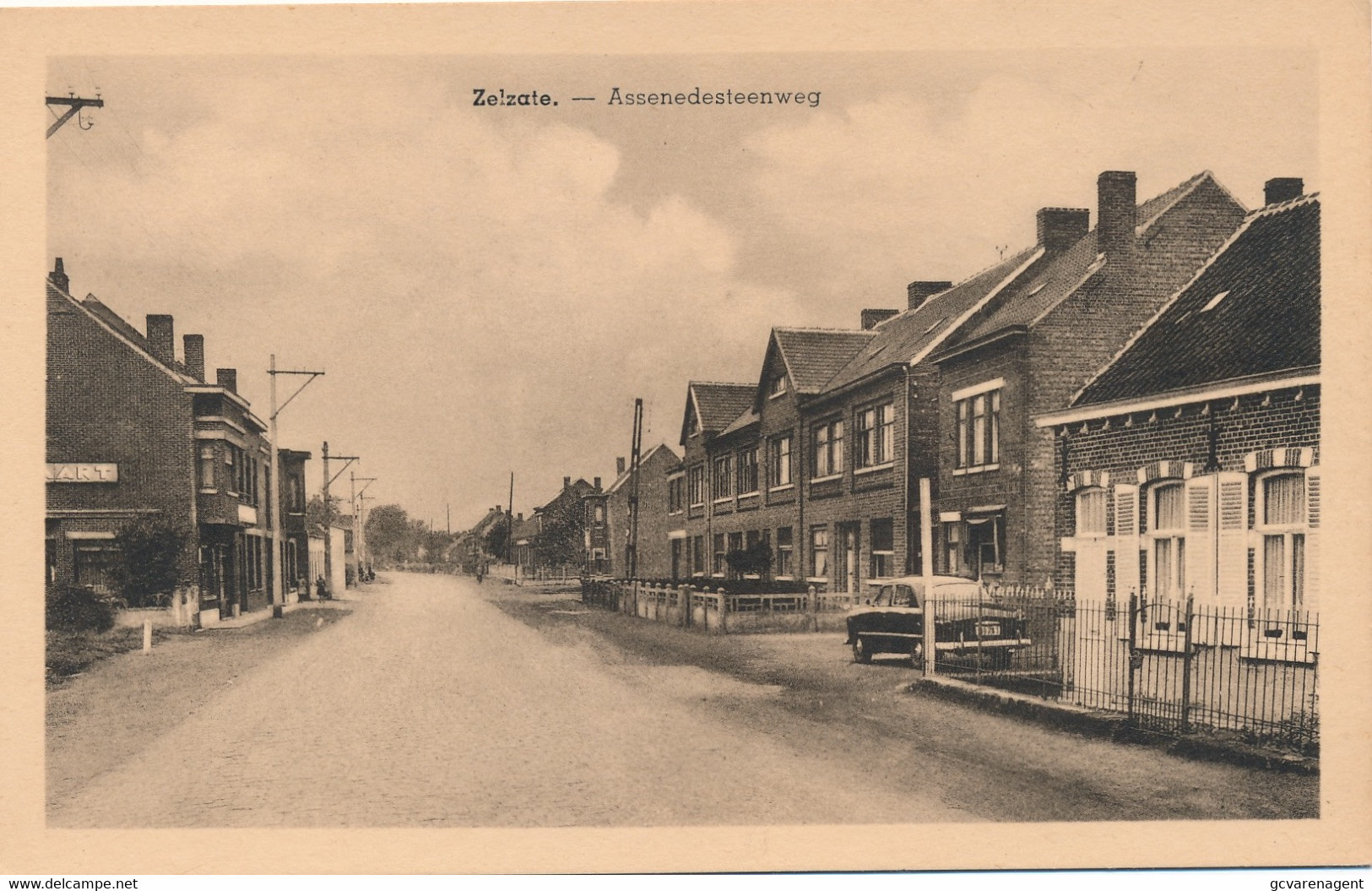 ZELZATE  ASSENEDESTENWEG   2 SCANS - Zelzate