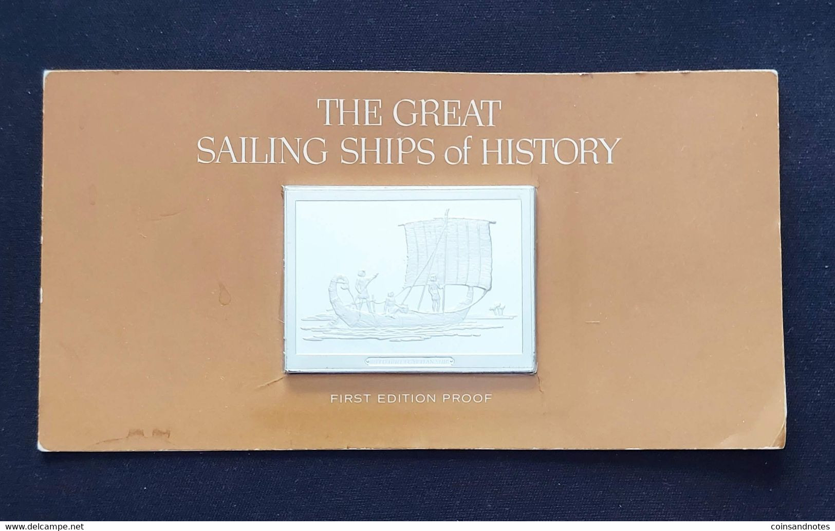 USA © 1973 - The Great Sailing Ships Of History Ingots - First Edition Proof - Collections