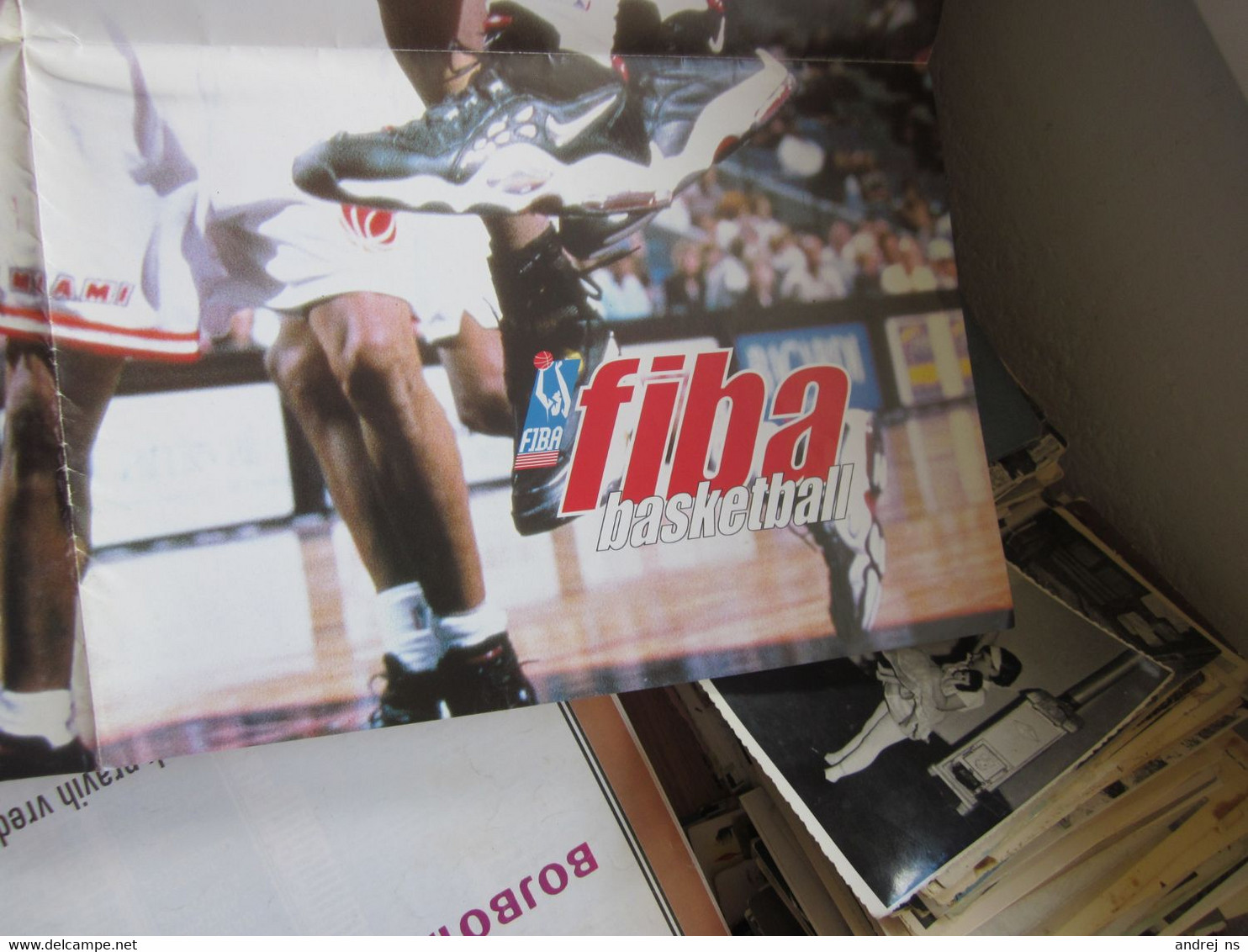 Old Poster Plakat Allen Iverson 76 Ers FIBA Basketball 80x60 Cm - Other & Unclassified