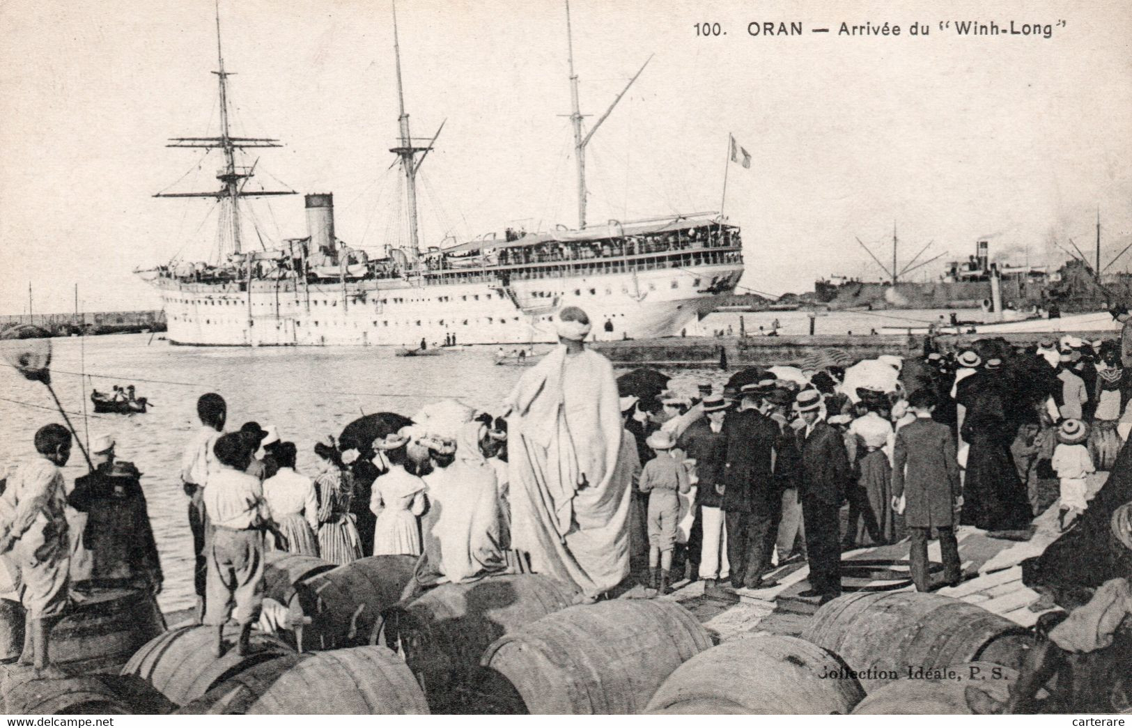 AFRIQUE DU NORD,ALGERIA,ALGERIE,ORAN,ORANIE,MAGHREB,LA RADIEUSE,RARE,1900,WINH LONG,PAQUEBOT - Oran