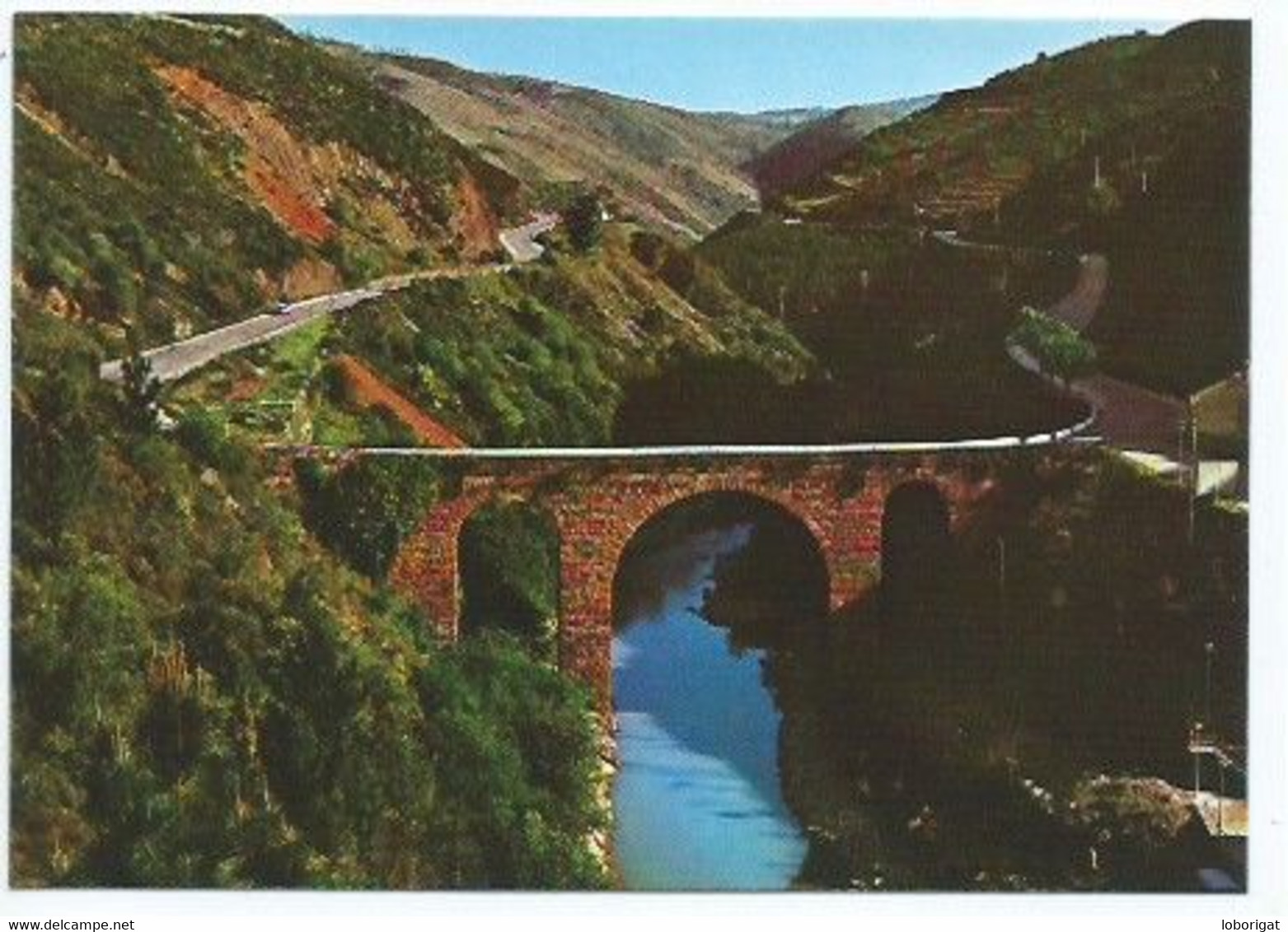 PUENTE ROMANO SOBRE EL RIO BIBEY.-  PUEBLA DE TRIVES.-  ORENSE - GALICIA.- ( ESPAÑA ) - Orense