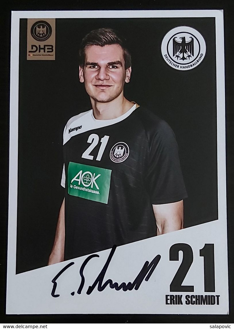 Erik Schmidt Germany Handball Federation Handball National Team   SL-2 - Handbal