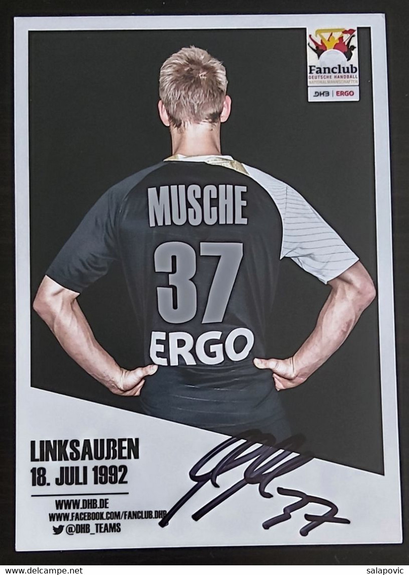 Matthias Musche Germany Handball Federation Handball National Team   SL-2 - Handbal