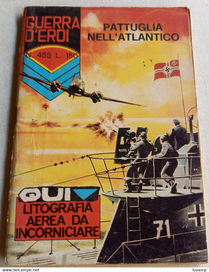 GUERRA D'EROI  -EDIZIONI  CORNO  N. 455 ( CART 38) - Guerra 1939-45