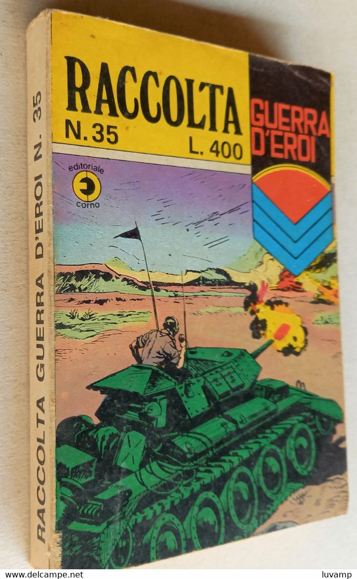 GUERRA D'EROI RACCOLTA -EDIZIONI  CORNO  N. 35 ( CART 38) - War 1939-45