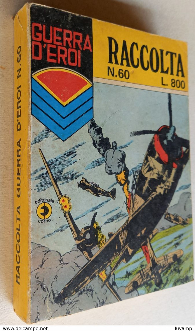 GUERRA D'EROI RACCOLTA -EDIZIONI  CORNO  N. 60 ( CART 38) - Guerre 1939-45