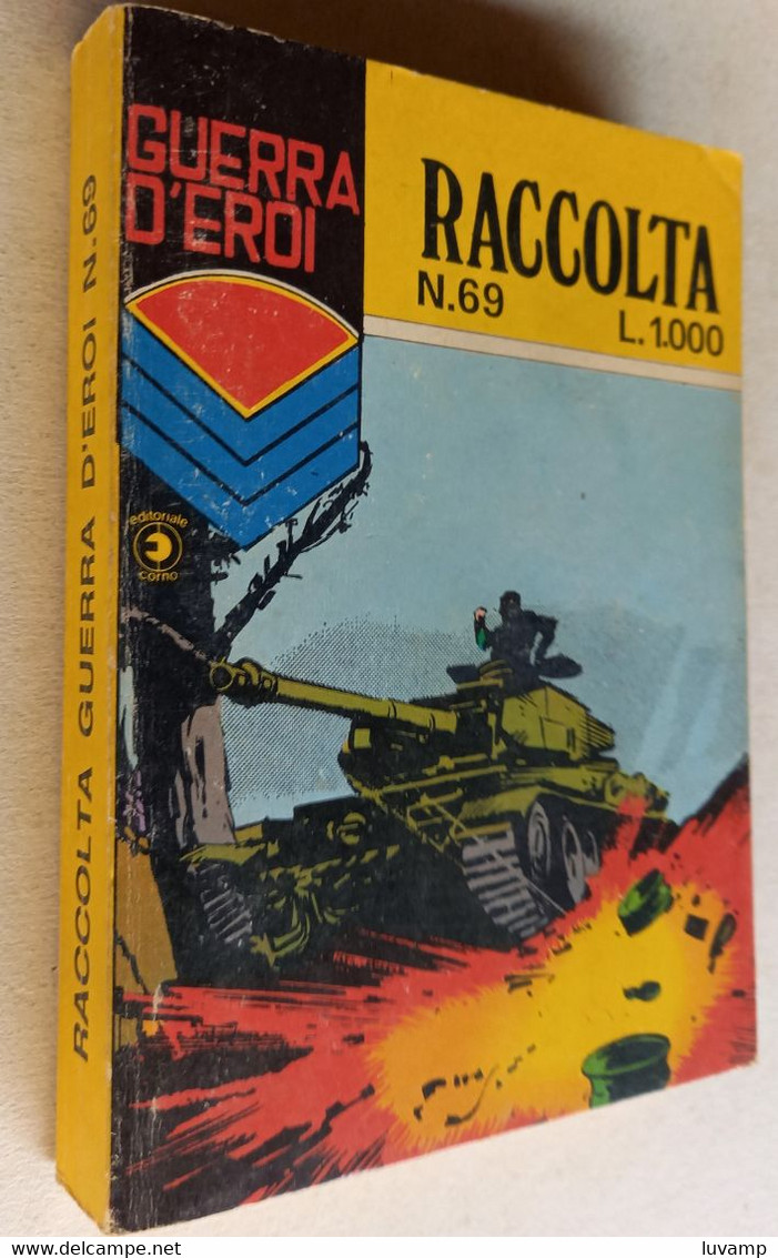 GUERRA D'EROI RACCOLTA -EDIZIONI  CORNO  N. 69 ( CART 38) - Guerre 1939-45