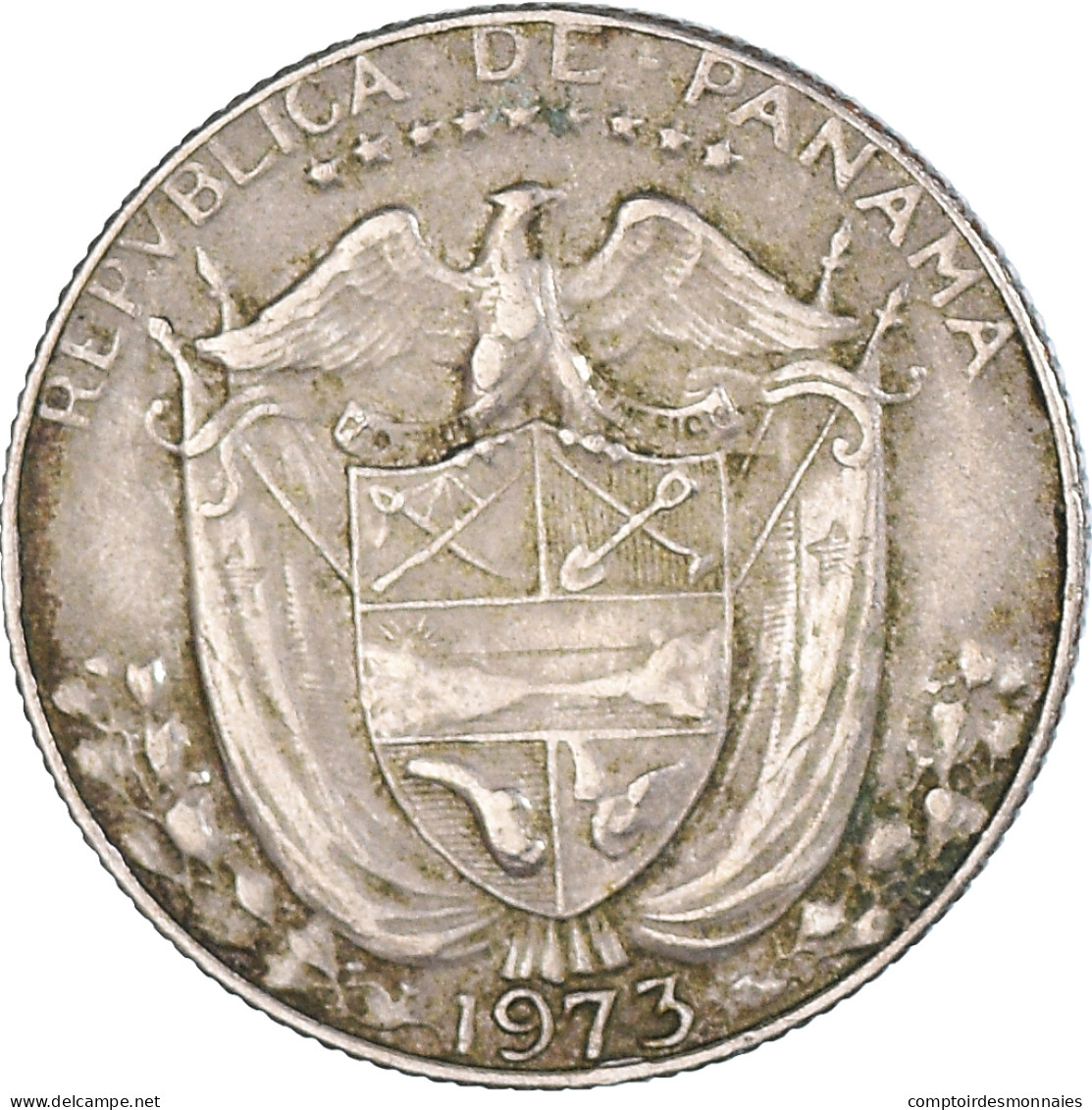 Monnaie, Panama, 1/10 Balboa, 1973 - Panama