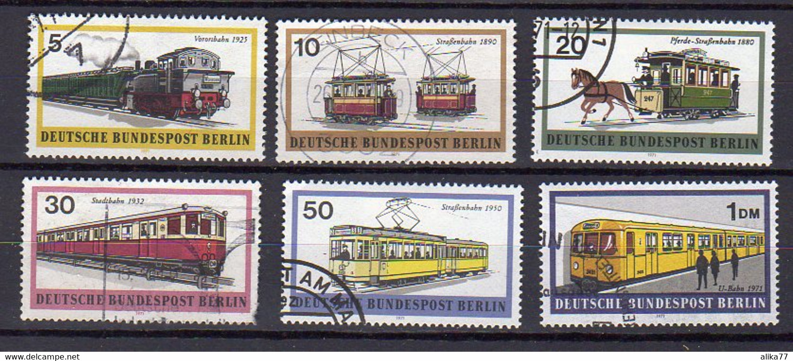 BERLIN    Oblitérés    Y. Et T.   N° 360 / 365     Cote: 7,00 Euros - Gebraucht