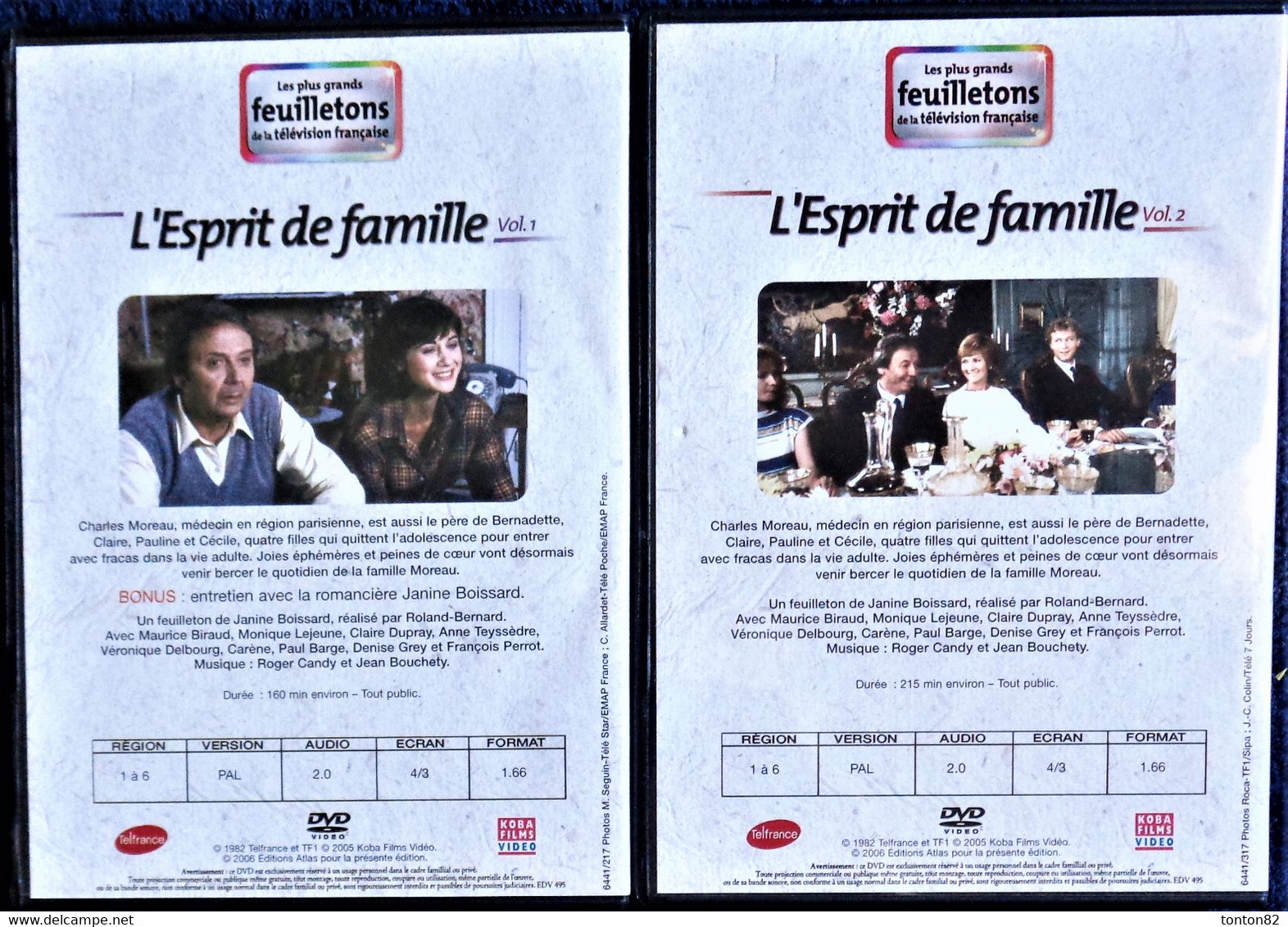 L'esprit De Famille - Vol. 1 & 2 - Maurice Biraud _ Monique Lejeune . - TV Shows & Series