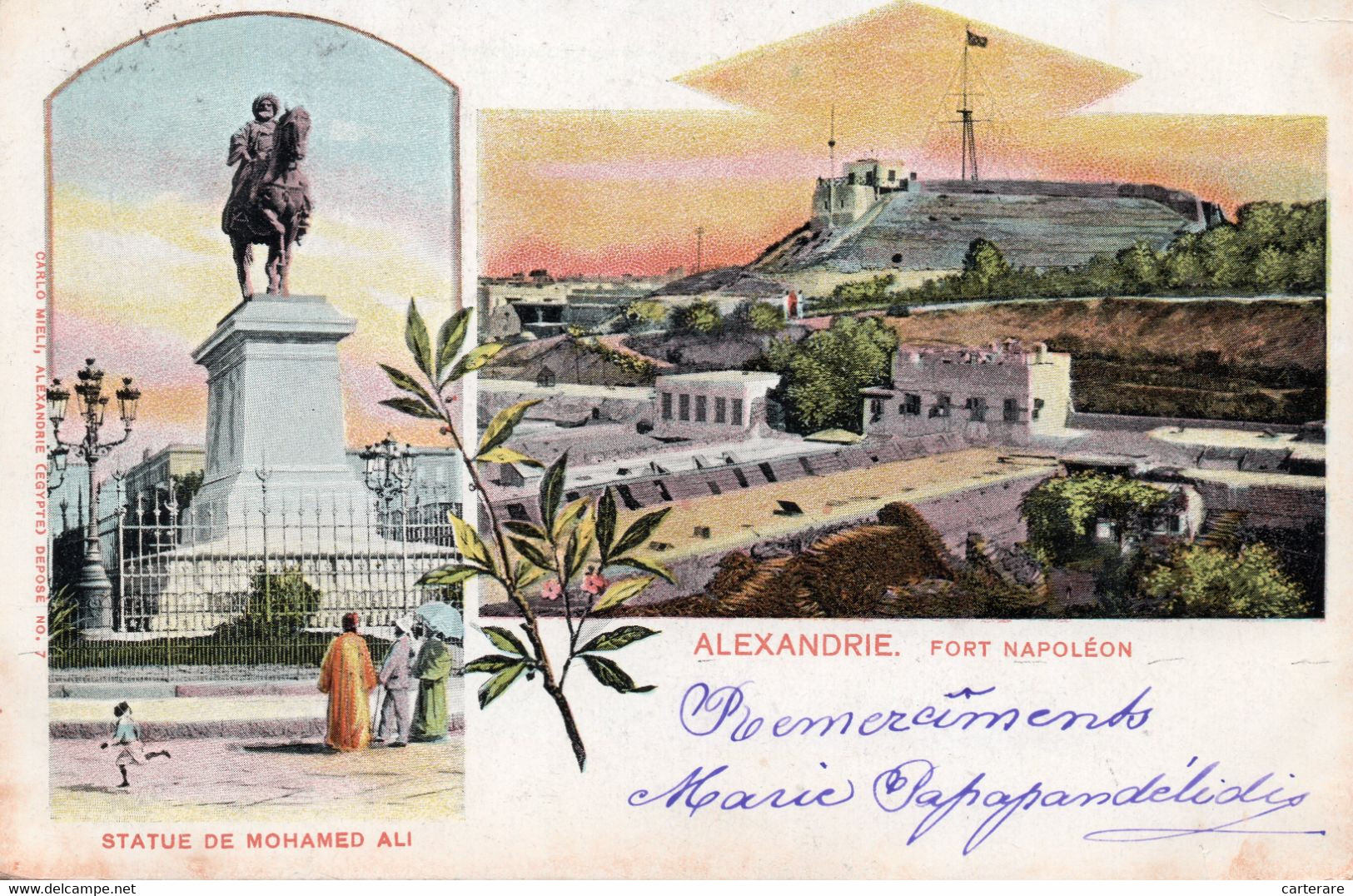 EGYPTE,EGYPT,ALEXANDRIE,ALEXANDRIEN,ALEXANDRIA,1904,RARE - Alexandrië